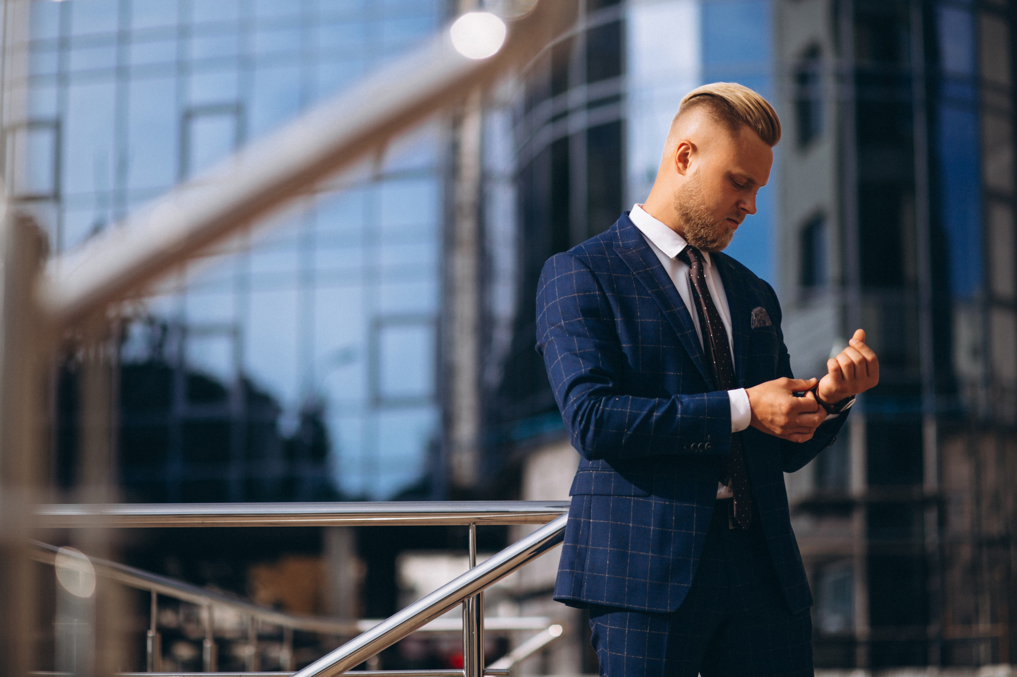 Business professional in a suit