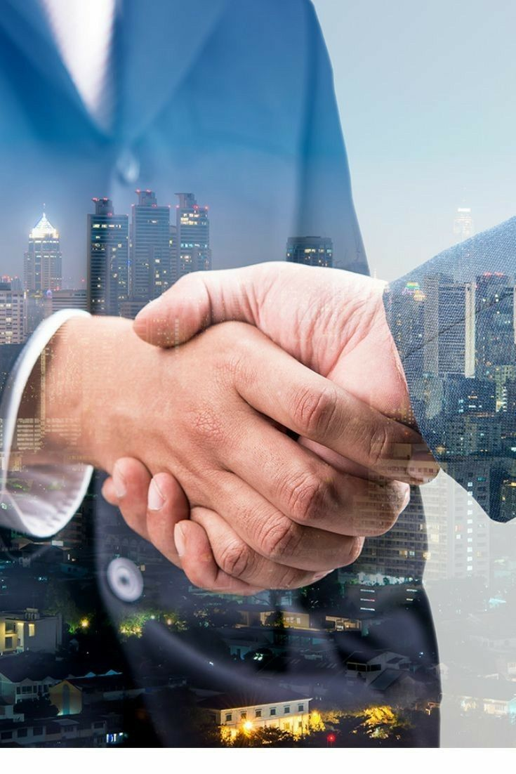 Business handshake